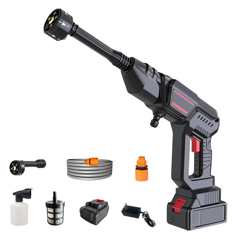 Pistolet à eau de lavage de voiture haute pression portable et rechargeable