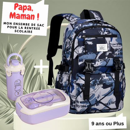 Ensemble de sac à dos pour enfant 9 ans ou plus