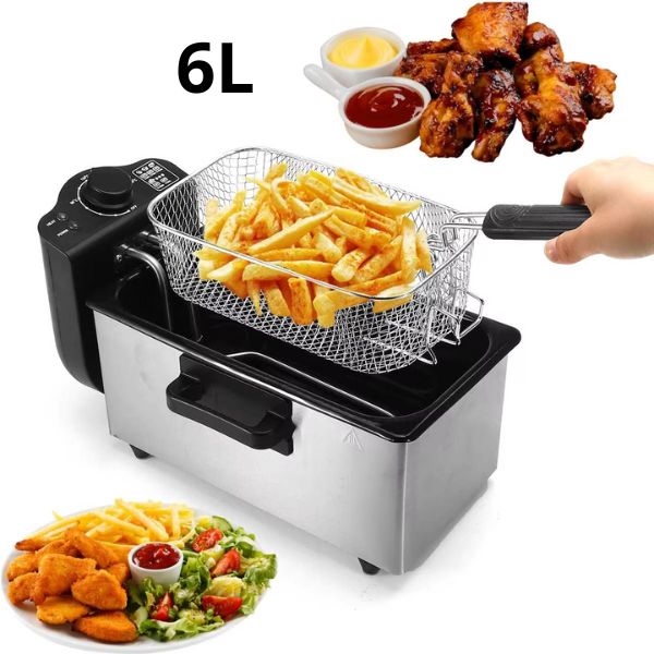 Friteuse à huile 6 litres Electrique