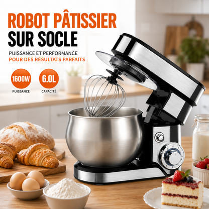 Robot Pâtissier Sur Socle SOKANY 1600W 6L – SK-05008