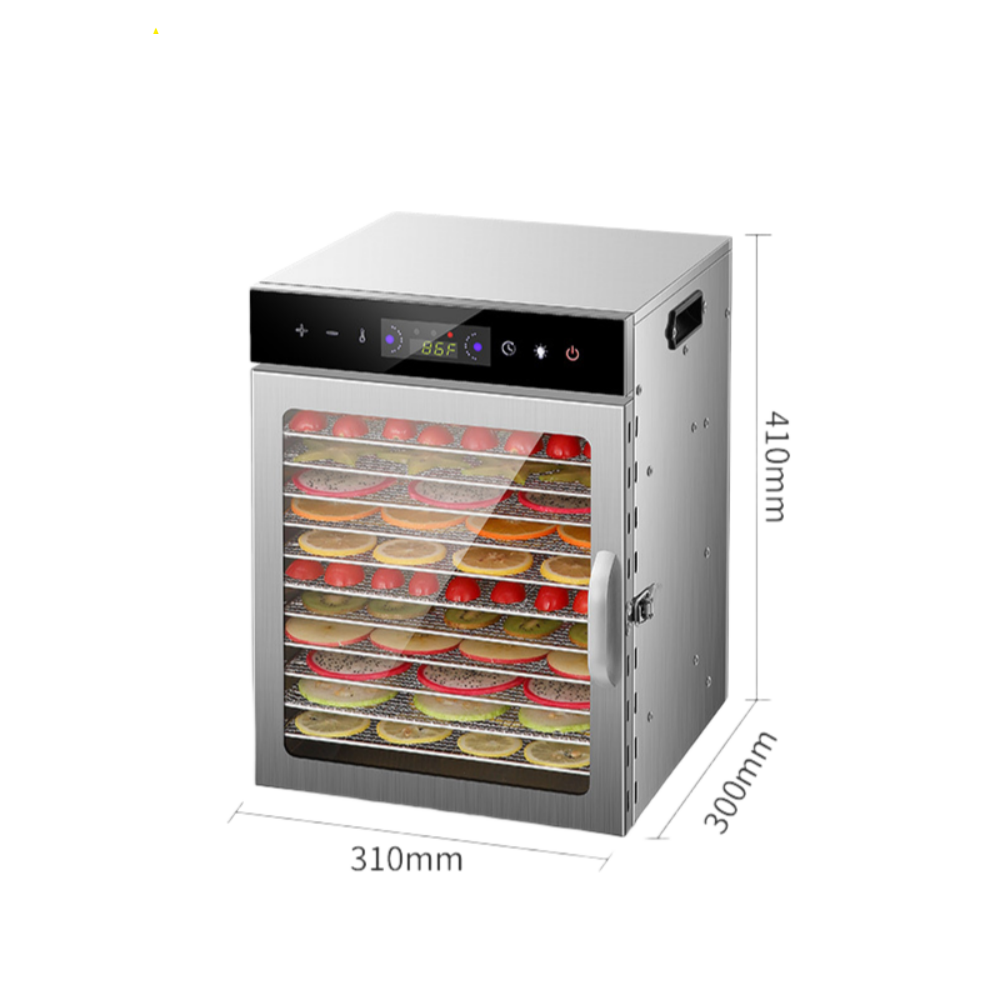 Déshydrateur de fruits 6 couches en acier inoxydable, déshydrateur commercial