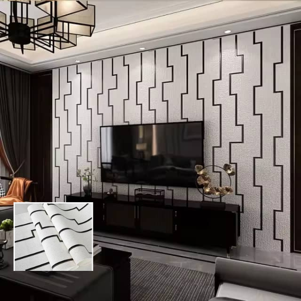 Papier peint 3d mural, décoration interieur 9mX53cm