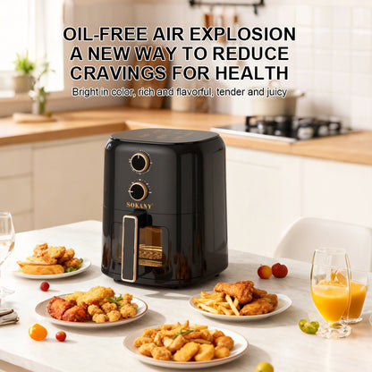 Friteuse à Air Sans Huile SOKANY 5L 1350W – Air Fryer SK-10120