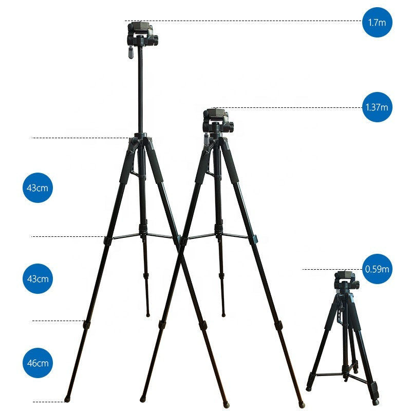 Hauteurs réglables trépied 59cm 137cm 170cm