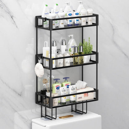 Etagère de douche et cuisine universelle en métal, 3 niveaux