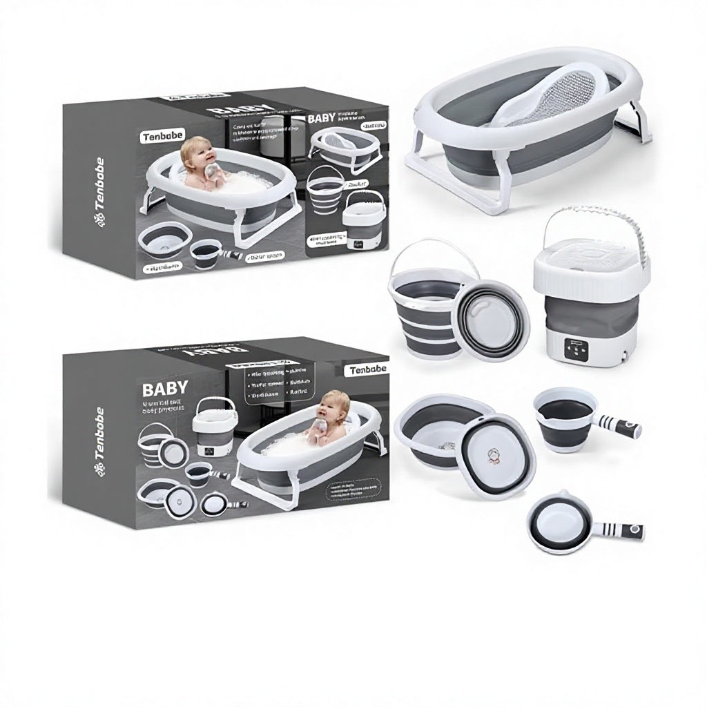 Coffret bain bébé Tenbabe et emballage