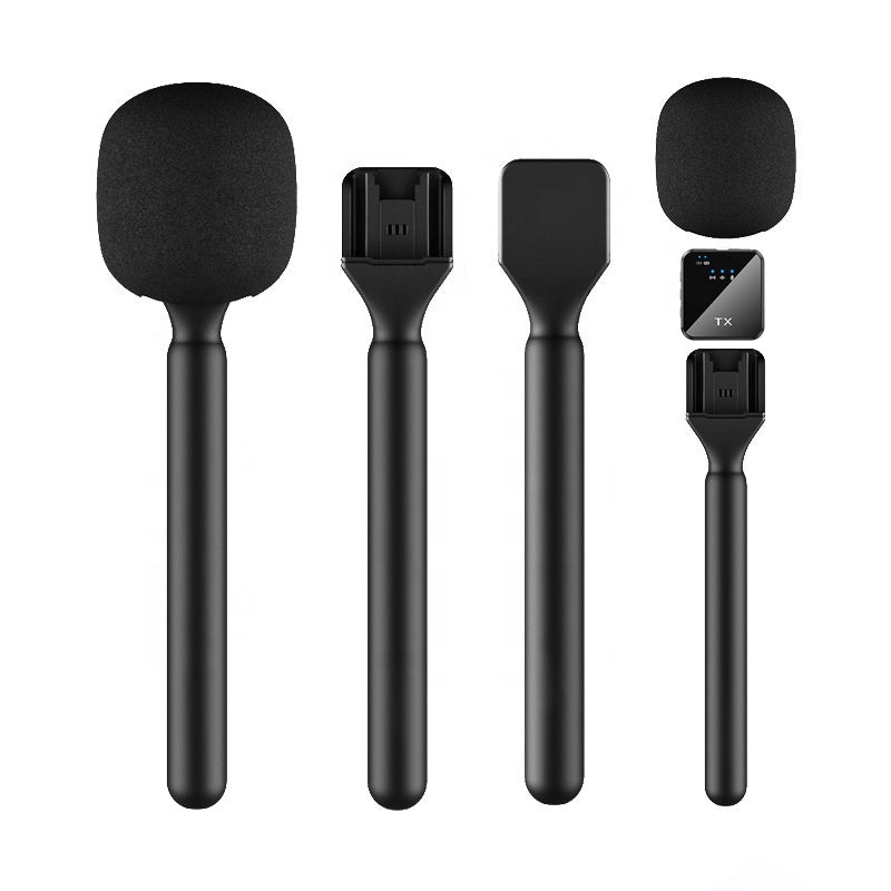 Microphone sans fil 3 en 1 pour les interviews