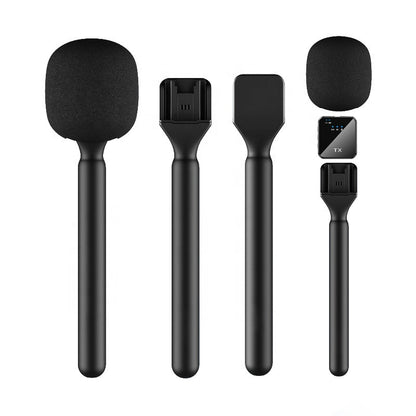Microphone sans fil 3 en 1 pour les interviews