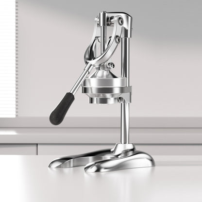 Presse agrumes vertical manuel en acier inoxydable