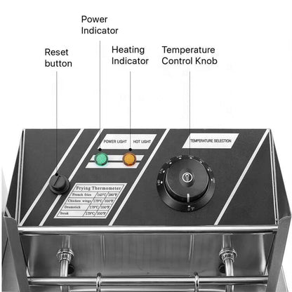 Friteuse à huile 7 litres Electrique