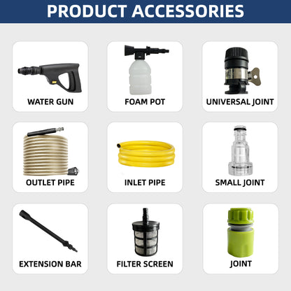 Machine de lavage haute pression verticale 1800W