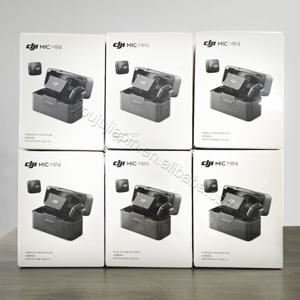 Microphone Mini Dji (2 TX + 1 RX + boîtier de charge)