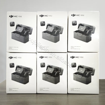 Microphone Mini Dji (2 TX + 1 RX + boîtier de charge)