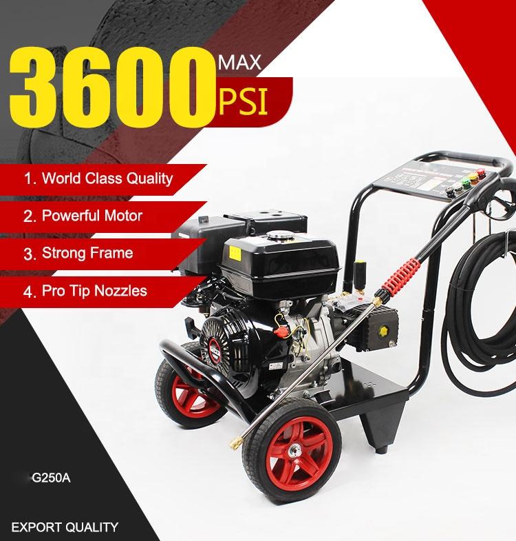 Nettoyeur Haute Pression à essence, 3600 psi, 250bar