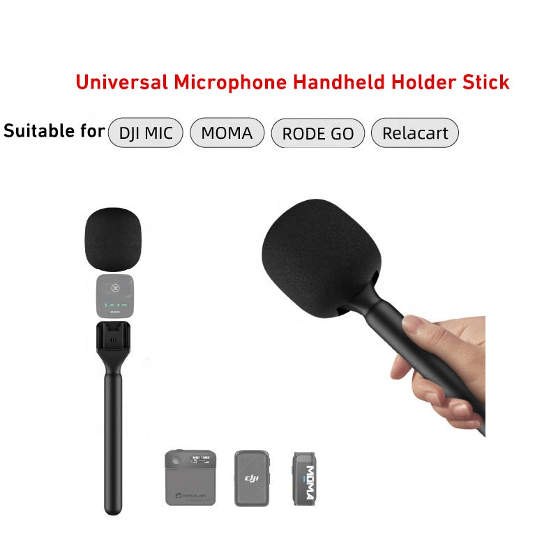 Microphone sans fil 3 en 1 pour les interviews