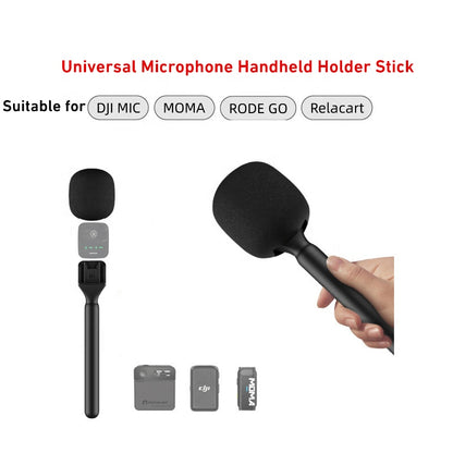 Microphone sans fil 3 en 1 pour les interviews