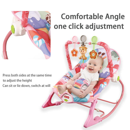 Balançoire vibrante pour bébé avec moustiquaire