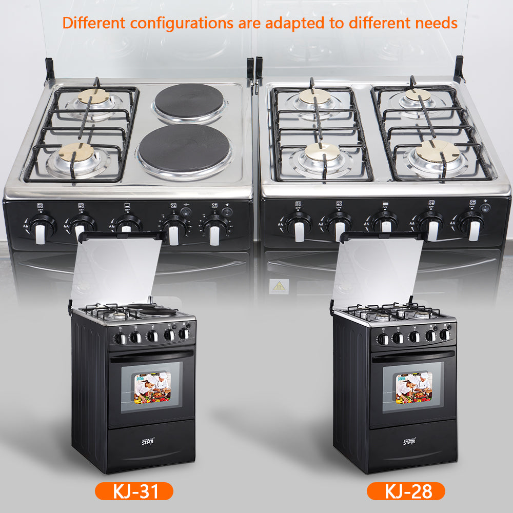 Cuisinière à Gaz avec Four Entièrement à Gaz