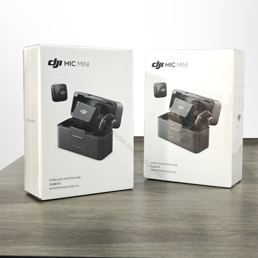 Microphone Mini Dji (2 TX + 1 RX + boîtier de charge)