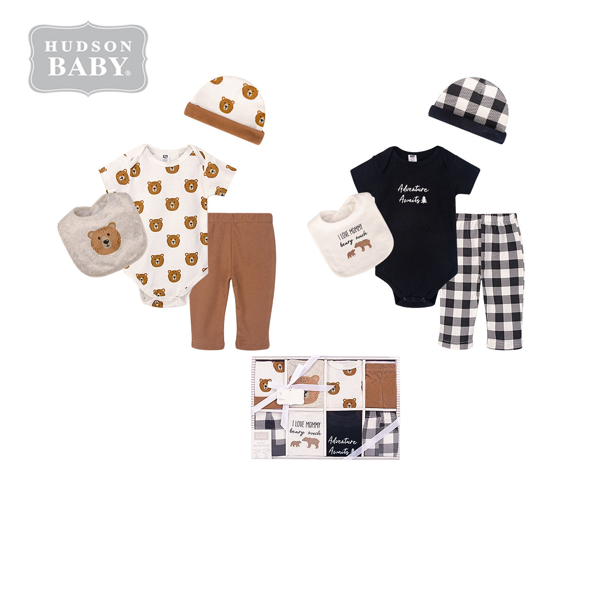 Coffret Hudson Baby thème Ours Adventure