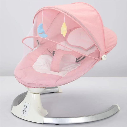 Transat bébé électrique gris avec télécommande