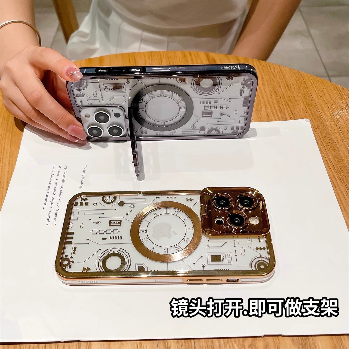Etui pour IPhone transparent avec circuit imprimé