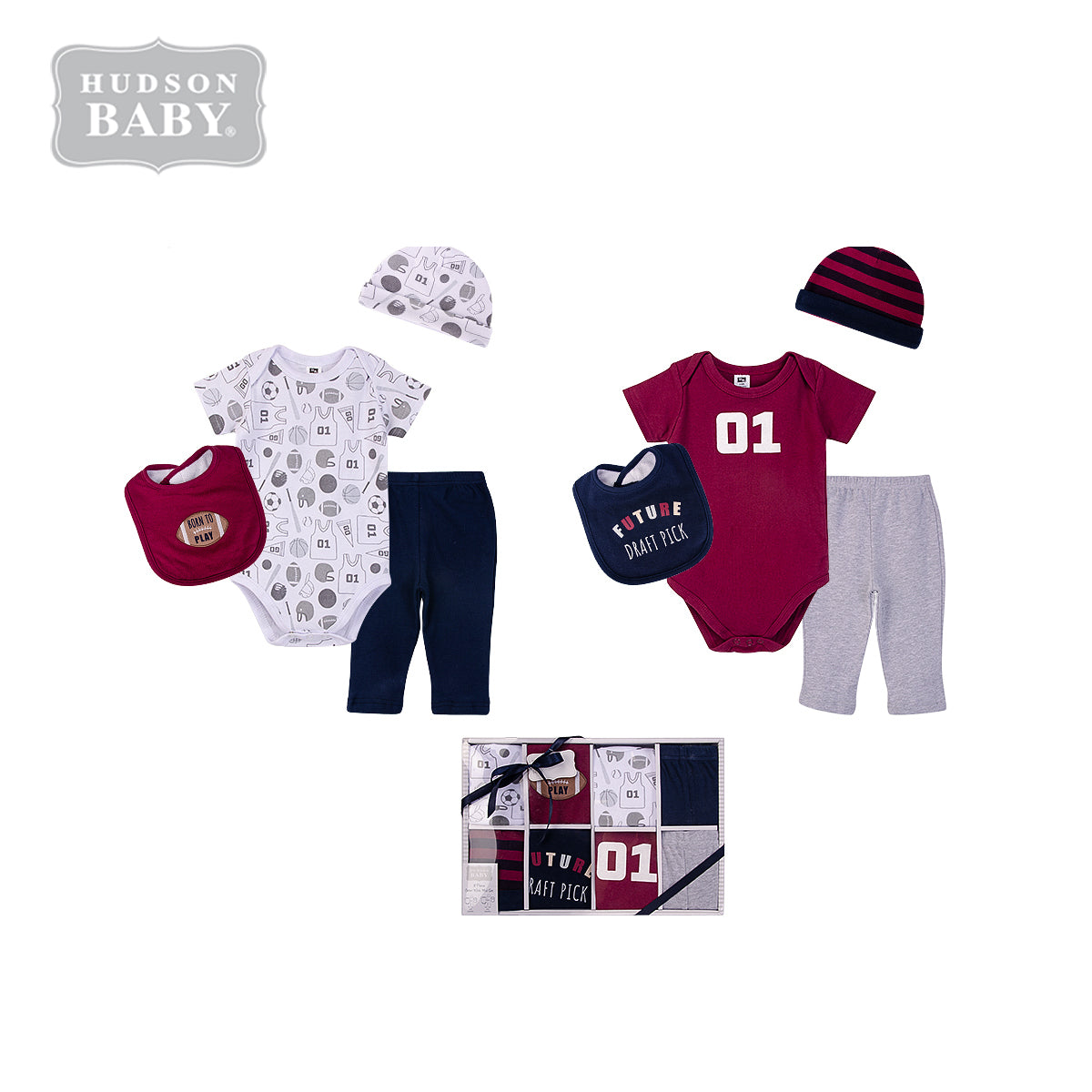 Coffret Hudson Baby thème Sport Football