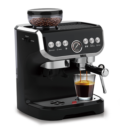 Machine à espresso premium avec grains de café