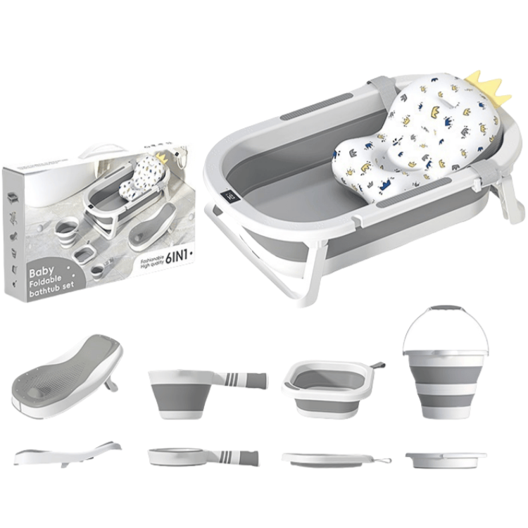 Baignoire Bébé 6-en-1 Pliable