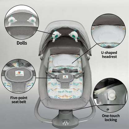 Balançoire bébé Electrique 0-3 ans