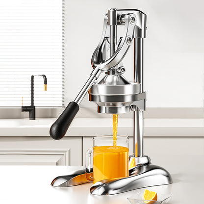 Presse agrumes vertical manuel en acier inoxydable