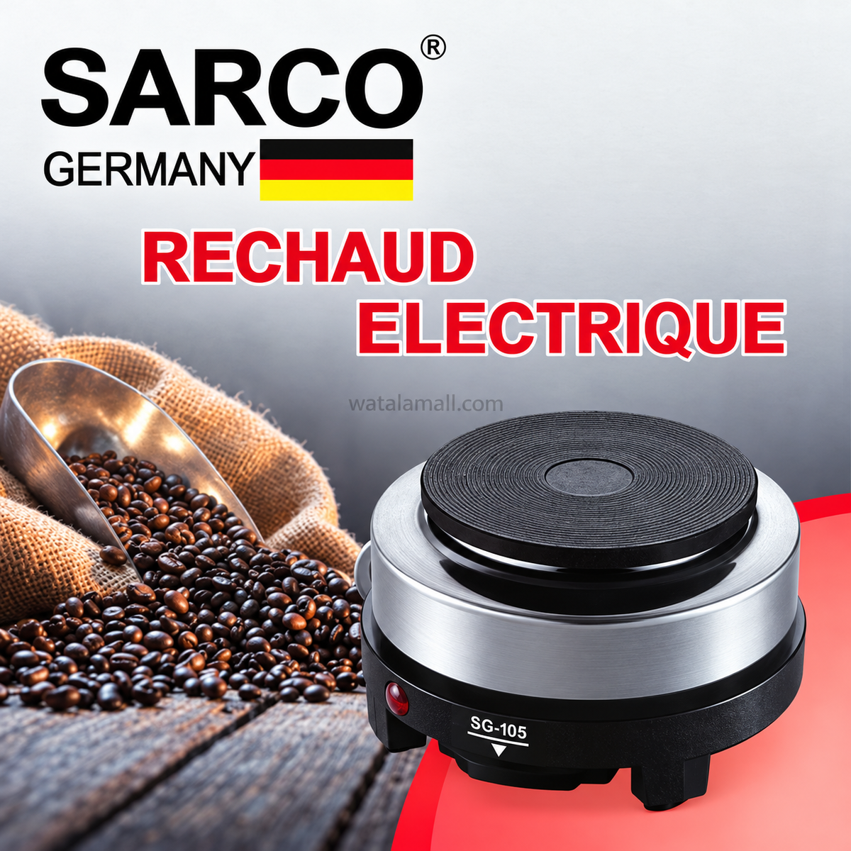 Réchaud Électrique Compact SARCO SG-105