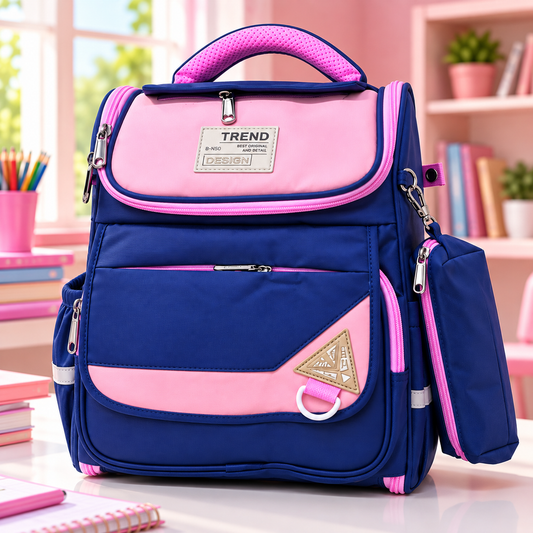 Sac à Dos Scolaire Trend — Grande Capacité