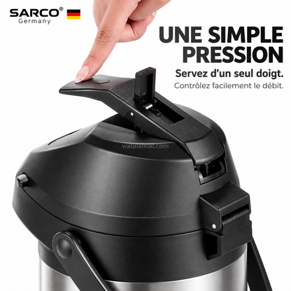 Thermos à Pompe SARCO SG-6640 4L en Inox