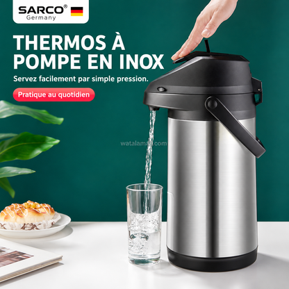 Thermos à Pompe SARCO SG-6640 4L en Inox