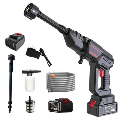 Pistolet à eau de lavage de voiture haute pression portable et rechargeable