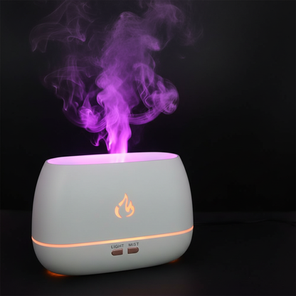 Diffuseur blanc brume violette