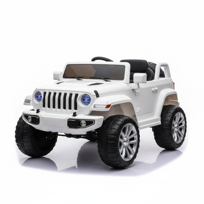 Voiture électrique blanche 4x4 - Vue produit