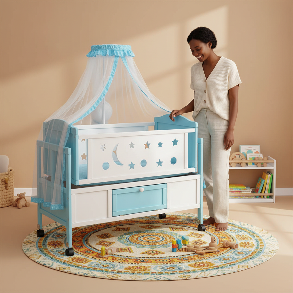 Lit bébé - Maison africaine moderne
