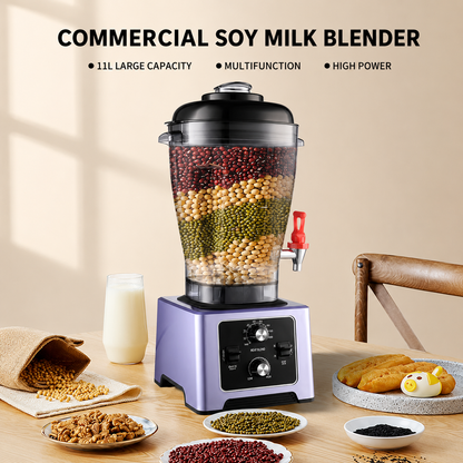 Blender Commercial Lait de Soja 12L – 2200W Multifonction