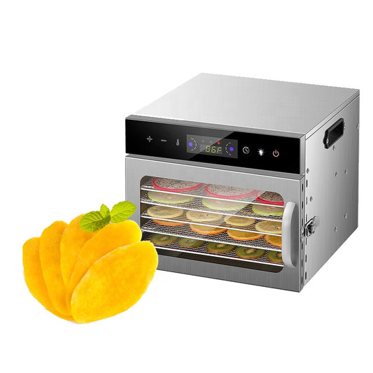 Déshydrateur de fruits 6 couches en acier inoxydable, déshydrateur commercial